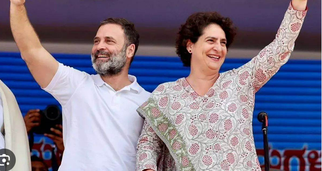 Rahul Gandhi, Priyanka arrive in Srinagar